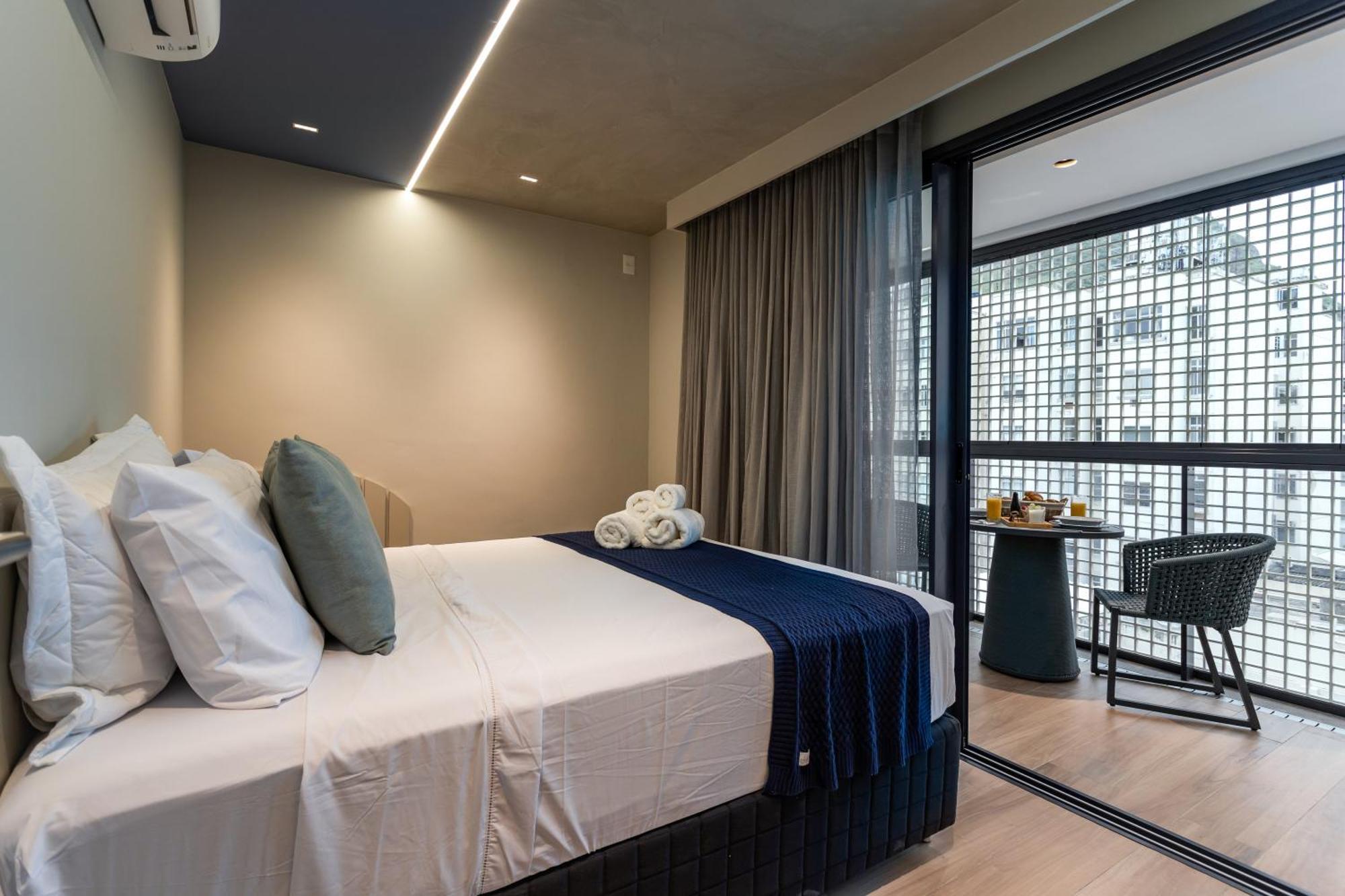 Unhotel - Luxuosos Na Atlantica A Beira-mar, Copacabana Apartemen Rio de Janeiro