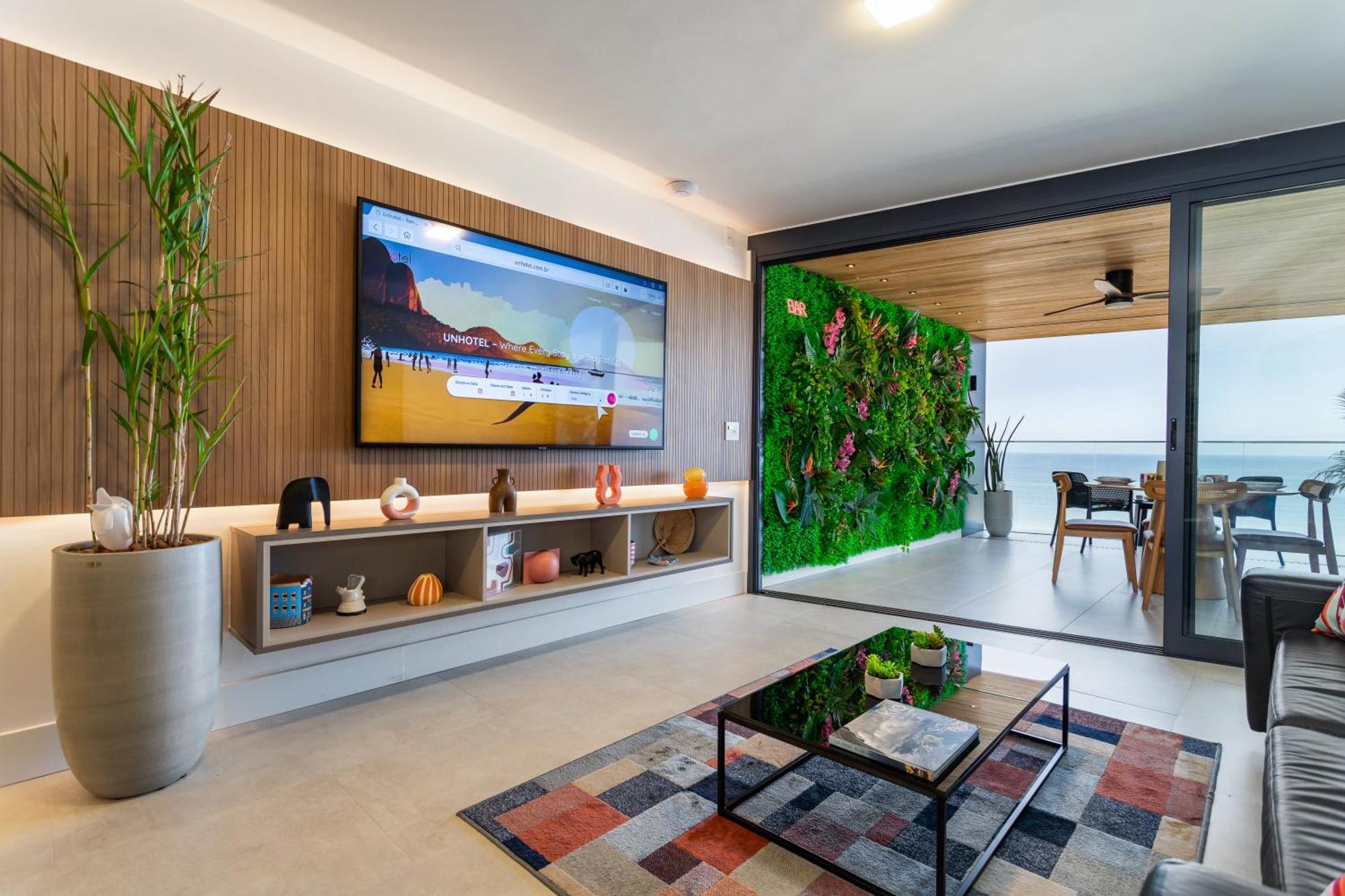 Unhotel - Luxuosos Na Atlantica A Beira-mar, Copacabana Appartement Rio de Janeiro