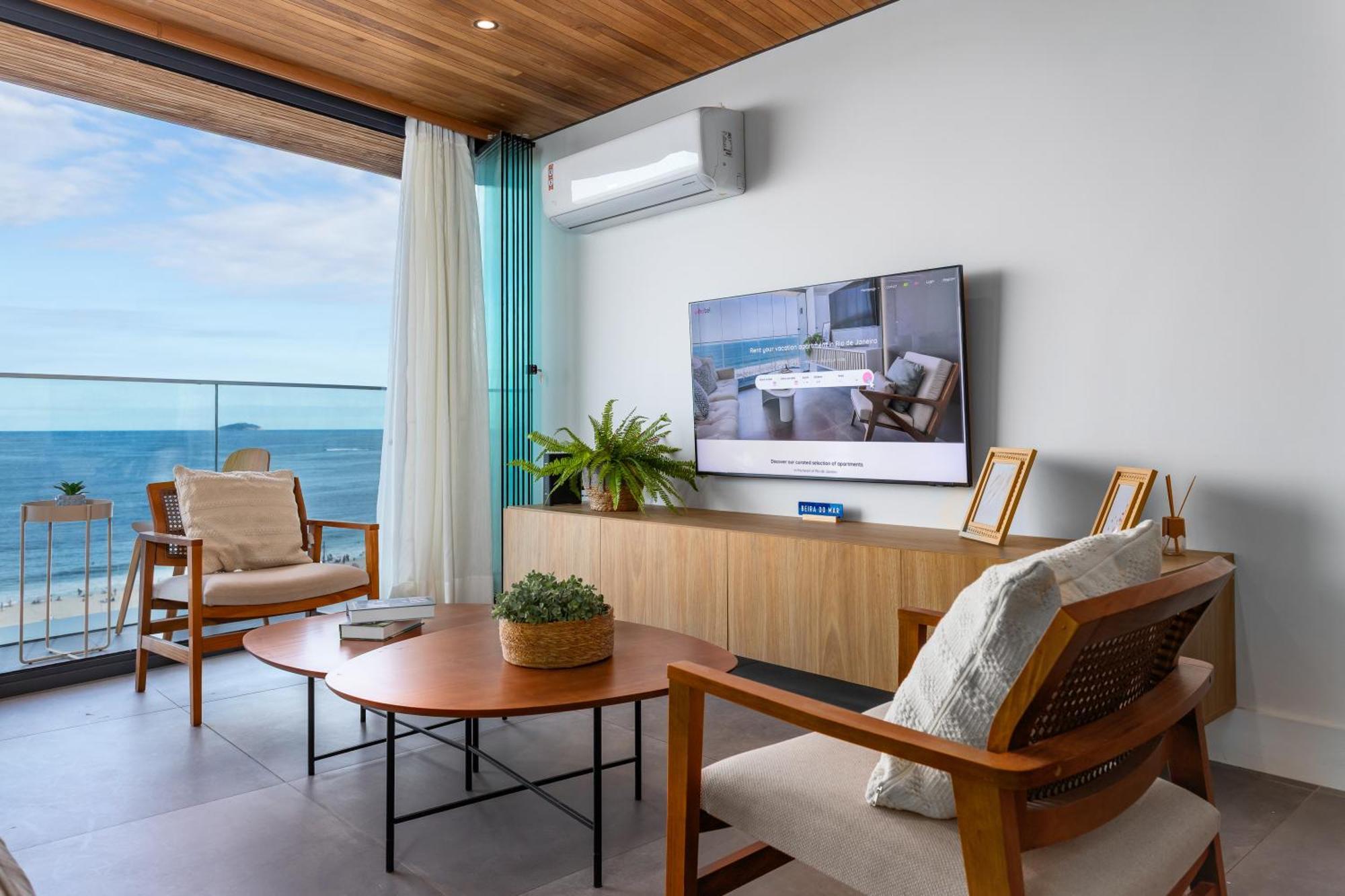 Apartemen Unhotel - Luxuosos Na Atlantica A Beira-mar, Copacabana *